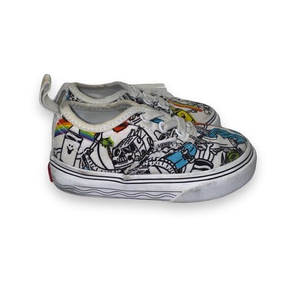 Vans x Crayola Authentic Elas "DIY / Sketch Yours" VN0A34A1ARE Toddler 5 - Picture 4 of 12